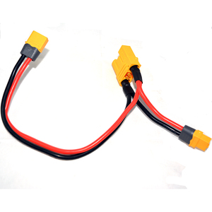 맞춤형 XT120(2 + 2)-XT60 암수 와이어 어셈블리 실리콘 케이블 어셈블리 UL3132 12AWG XT60 배선 하네스 전원 케이블 - Product Image 6