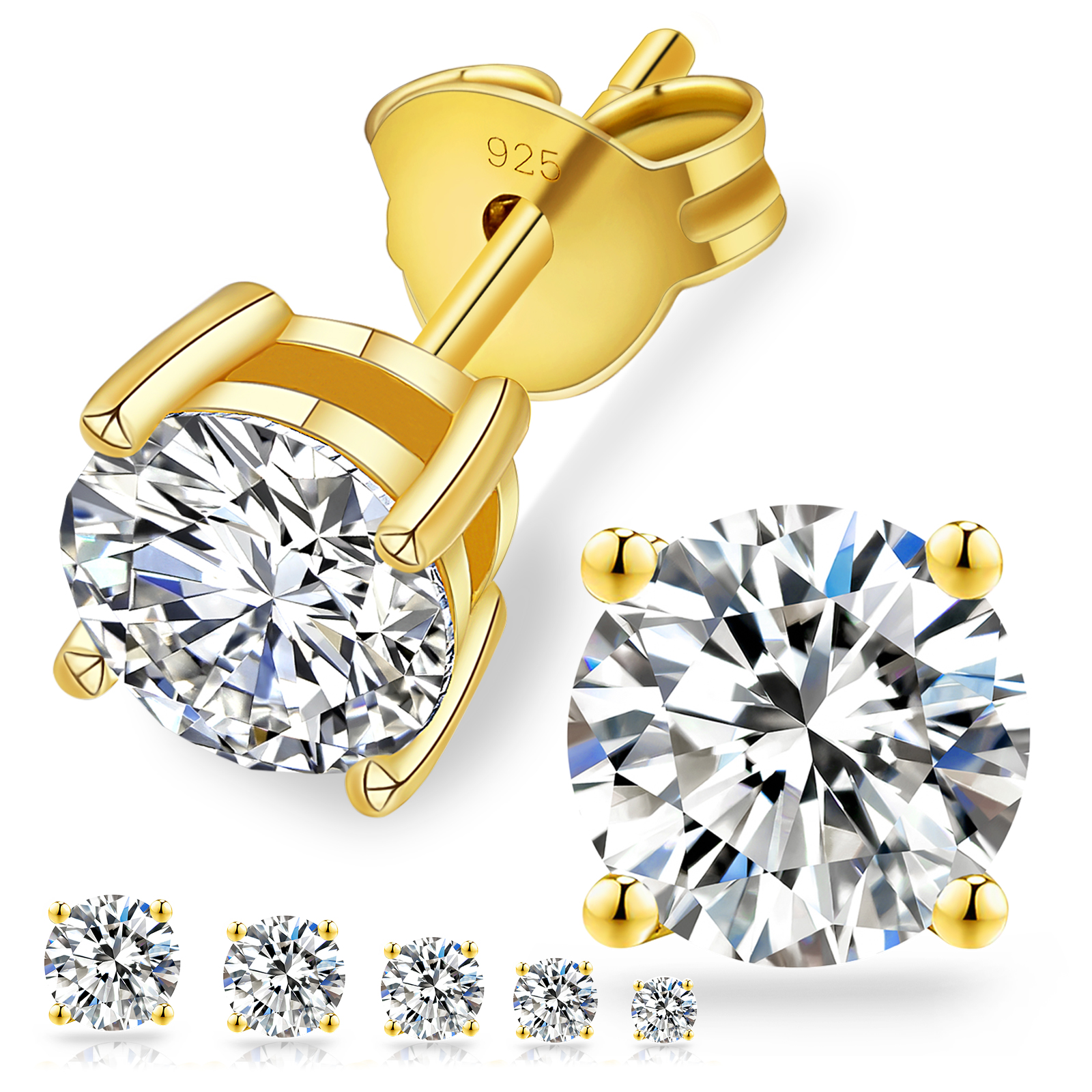 4 Claw Moissanite GD