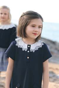 Abiti di moda estiva per bambini in cotone per ragazze sorella abbinata <span class=keywords><strong>vestiti</strong></span> <span class=keywords><strong>eleganti</strong></span> camicie estive - Product Image 2