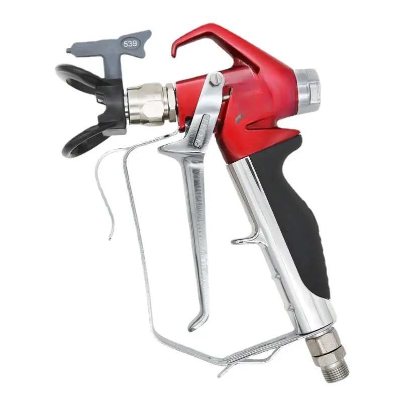 high pressure 2 finger heavy duty 4 finger airless spray gun set airless putty painting gun