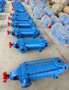 Pompe centrifuge horizontale multi-étages de type D à raccordement par bride, entraînement par moteur, résistante à l'usure, pour irrigation agricole, haute pression - Product Image 6