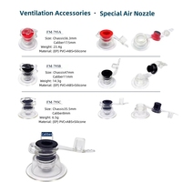 Nouvel accessoire de ventilation pour bague de natation gonflable, buse en plastique pour sac de voyage