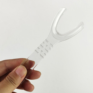 Retractor oral en forma de T, abridor de boca dental transparente, soporte bucal, retractor labial, aparato lateral, ortodoncia - Product Image 2