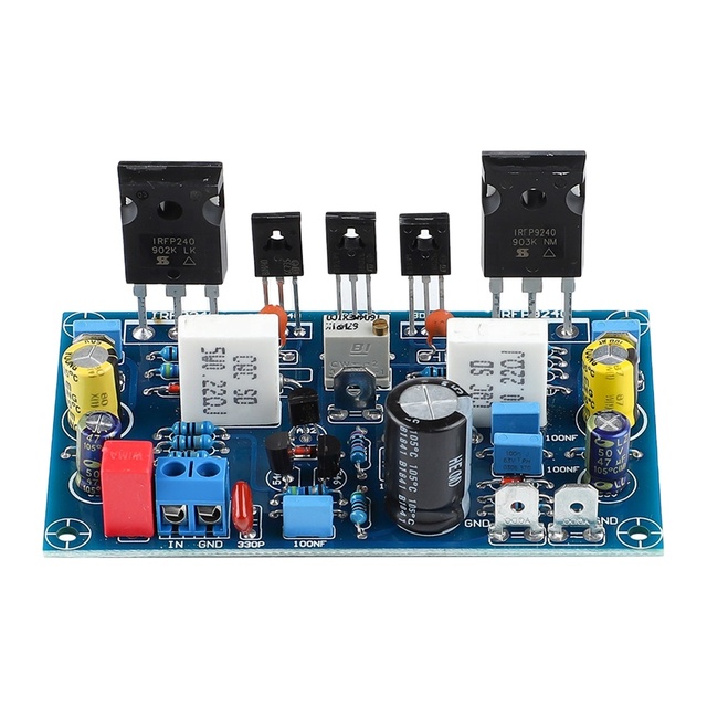 1Pair Power Amplifier Board 100Wx2 Amplificador IRF240 FET Class a Power Amplifier Audio Board Amp for Home Sound Theater