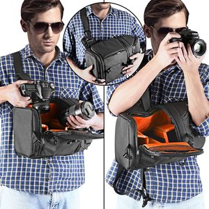<span class=keywords><strong>Neewer</strong></span> sac à dos professionnel pour appareil photo N/C/S et autres appareils photo DSLR et objectif, trépied, autres accessoires - Product Image 4