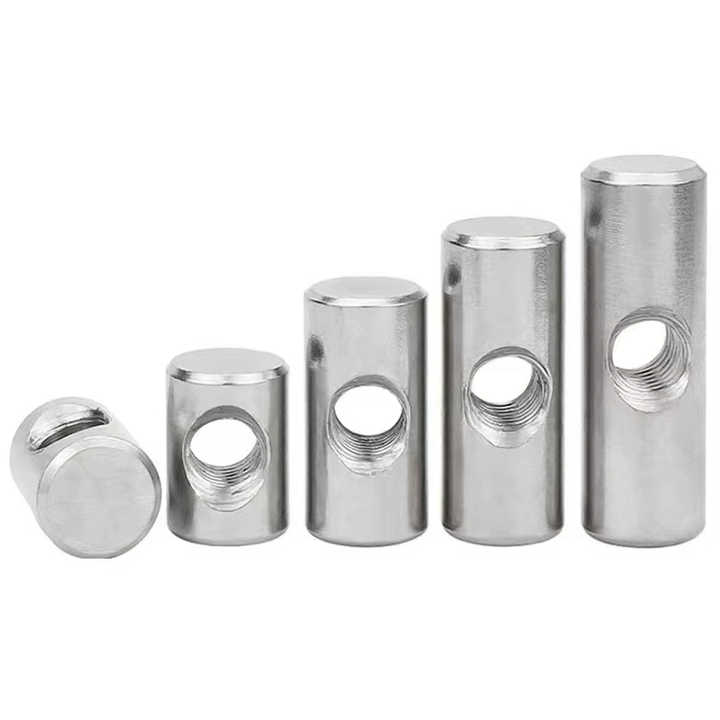 China Manufacture Barrel Nut 304 Stainless Steel Cross Dowel Hammer Nut