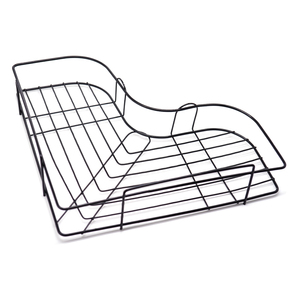 Estante <span class=keywords><strong>de</strong></span> baño <span class=keywords><strong>de</strong></span> acero inoxidable blanco y negro <span class=keywords><strong>de</strong></span> <span class=keywords><strong>dos</strong></span> colores sin perforar - Product Image 2