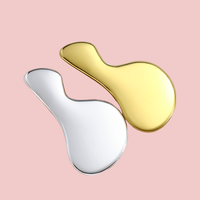 Ensemble d'outils de massage facial en acier inoxydable Gua Sha avec fonction musicale pour le raclage des muscles du visage, la relaxation des fascias et le relâchement myofascial