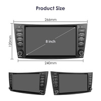 Écran OLED Android de 8 pouces pour navigation automobile, instrument de navigation pour Mercedes-Benz Classe E W211/W219/CLS, CarPlay, lecteur CD, 1 an