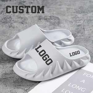 Nouvelles Sandales et Claquettes Homme 2024 en EVA, Design Original de Créateur, Logo Personnalisé, Effet Nuage de Mousse, Sport, Flamme, Logo Personnalisé - Product Image 1