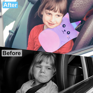 Nuovi Cuscinetti per <span class=keywords><strong>Cinture</strong></span> di Sicurezza Auto a Forma di Cartone Animato, Copri <span class=keywords><strong>Cinture</strong></span> Regolabili, Cuscini per <span class=keywords><strong>Cinture</strong></span> di Sicurezza per Bambini e Neonati, Supporto per Testa, Collo e Spalle durante i Viaggi - Product Image 2