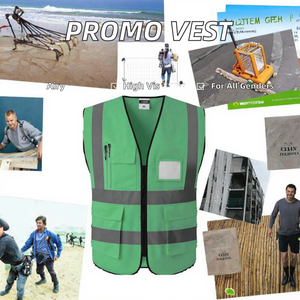 Wholesale Breathable Cotton Advertising Vest Custom Logo Workwear for Supermarket Promotion and Volunteer Work - Product Image 2