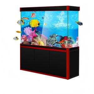 Accesorios para Acuarios al por Mayor, Adhesivo Decorativo <span class=keywords><strong>de</strong></span> Doble Cara para Peceras, Póster 3D <span class=keywords><strong>con</strong></span> Diseño <span class=keywords><strong>de</strong></span> Plantas Marinas y Océano - Product Image 3