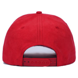 Casquette de baseball en daim rouge TCAP personnalisée de haute qualité à 5 panneaux avec broderie 3D et protection solaire - Product Image 5