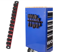 Support magnétique en alliage d'aluminium de haute qualité 410 mm pour tournevis, outil de quincaillerie de qualité DIY pour présentoir d'atelier