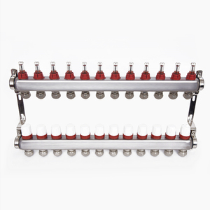 Avonflow hệ thống sưởi ấm dưới sàn 12 mạch đo lưu lượng thép không gỉ đa dạng cho sưởi ấm bức xạ và sưởi ấm hydronic - Product Image 2