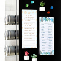 Bloc de Notas Magnético Autoadhesivo Perfumado y Desprendible Prolead, Papel con Diseño Floral, Impresión Offset CMYK, Personalizable, Lista de Tareas y Notas