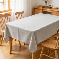 Nappe rectangulaire en polyester texturé imprimé à rayures, lavable et personnalisable, pour la maison, l'hôtel et les événements de mariage