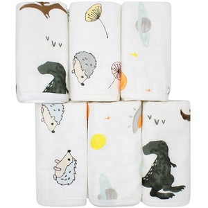 De algodón orgánico de bambú, muselina pañuelo personalizado bebé Unisex Bandana Baba Baberos toalla - Product Image 2
