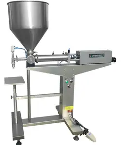 Machine de remplissage de bouteilles de crème de remplissage de liquide de pâte cosmétique Semi-automatique de sortie d'usine