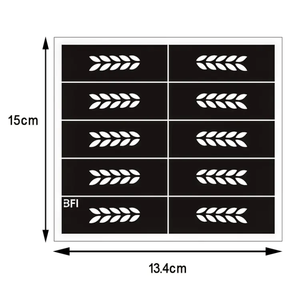 Vente en gros Nouveau design Autocollants arabes pour doigt <span class=keywords><strong>main</strong></span> pied Mehndi Art corporel personnalisé Pochoirs au henné Caractéristique temporaire - Product Image 4