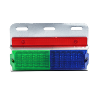 Nouvelles feux de stationnement LED rectangulaires combinés pour camion, 24V, étanches IP67, en aluminium et PC, durée de vie de 30 000 heures, pour remorque