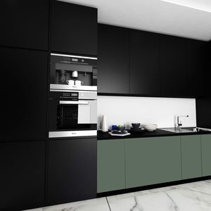 Carta da Parati Autoadesiva ORON DECO, Decorazione Fai-da-Te per Casa, Carta da Parati Nera Solida per Mobili da Cucina, Armadietti, Piani di Lavoro, Rotolo di Carta da Parati - Product Image 5