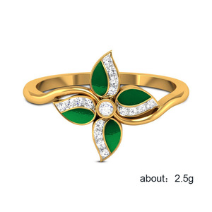Anillo de Resina con Flores para Mujer, Estilo Minimalista y Fresco, Accesorio de Moda para Fiestas, Regalo - Product Image 5
