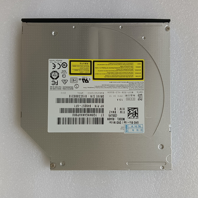 Sata Dvd-Rw Laptop Internal Slot Loading Dvd Rw Drive 9.5MM BU40N BU50N