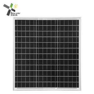 Directo de fábrica monocristalino solar 50 W panel solar 12V 50 vatios placa solar para cámara CCTV - Product Image 3