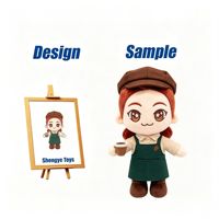 Peluche personnalisée de facteur de qualité supérieure, fabriquée par l'usine Shengye, idéale comme cadeau pour les bureaux de poste