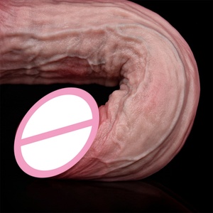 9inch Realistic Men Ejaculating <b>Dildo</b> Female G Spot Adult Anal Vagina Squirting <b>Dildo</b> with Suction Cup Silicone Dual-layer Penis - Product Image 4