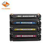 Kartrid Toner Printer FULUXIANG Kompatibel CF410A CF411A CF412A CF413A untuk HP LaserJet Pro M452nw/452dn/452dw/452fnw