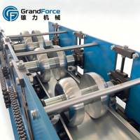 Machine de formage à froid de gouttières circulaires à grande vitesse avec contrôle PLC automatique, à joint de blocage, certifiée CE, GrandForce
