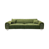 Ensemble de canapés modulaires convertibles et extensibles, canapé sectionnel doux et confortable, modules de canapé modernes en velours chenille