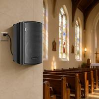Nuevo Soporte de Pared Octagonal de 6.5 Pulgadas para Altavoz de 50W, Pantalla de Sistema de Audio Comercial de Plástico para Tiendas Minoristas y Estudios de Baile