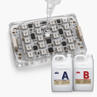 Adhésif en gel de silicone à double composant Boqiao pour la construction, le transport et l'étanchéité des cartes électroniques d'appareils électroménagers – Excellente absorption des chocs
