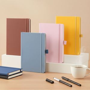 Promoción al por Mayor: Libretas Personalizadas con Impresión, Formato A4, A5, A6, con Correa de Cuero y Cubierta de PU para Oficina y Negocios - Product Image 1