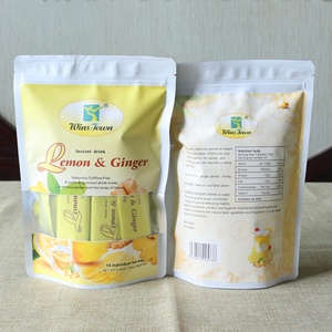 ชาสมุนไพรผสมมะนาวขิงสดแบบซอง ชงดื่มทันที แก้อาการหวัด - Product Image 4