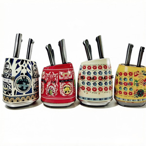 ชุดที่วางมีดแม่เหล็ก SMEG Mag Sicily สีสันสดใส น้ำหนัก 3.6 กก. พร้อมฐานสำหรับใช้ในครัว - Product Image 1