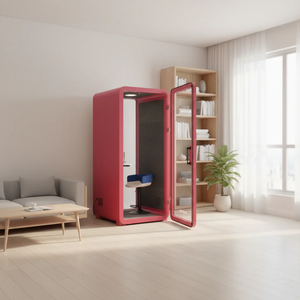 Cabina Acústica Minimalista para Reuniones UNIBOOTH, Cabina <span class=keywords><strong>de</strong></span> Oficina Insonorizada, Cabina <span class=keywords><strong>de</strong></span> Trabajo Ecológica y Privada para Estudio Creativo o Diseñador - Product Image 1