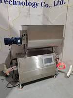 Machine de remplissage semi-automatique DOVOLL pour mayonnaise et sauces salade en conserve avec réservoir de mélange