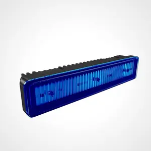 MASCARELLO LKX-13 Blau 12-24 V LED Warnanzeige wasserdichtes Licht Seitenschilderlicht für Lkw, Reisemobil, Wohnanhänger
