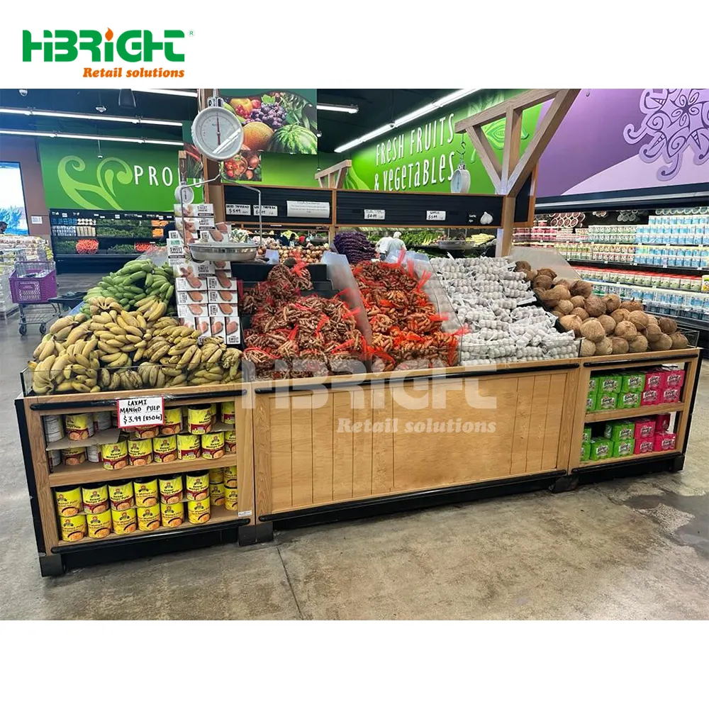 2024 New design Fruit Display Stand with bottom space