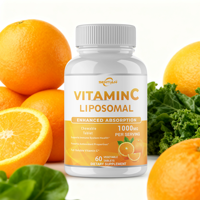 Comprimés de Vitamine C Liposomale 1000 mg Ultra Absorbables Acide Ascorbique Système Collagène Complément Alimentaire