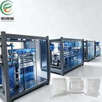 Machine de thermoformage automatique pour la fabrication de boîtes à lunch et de contenants alimentaires à emporter de style américain à charnières MFPP de 8, 9 et 6 pouces