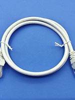 Câble Ethernet Cat6 - Fil de cuivre pur haute vitesse - Isolation en PVC - Conception en spirale - Câble de connexion RJ45 pour routeur - Ordinateur haut débit