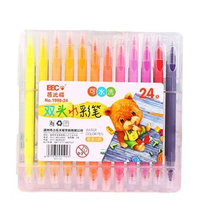 GF extremos dobles 12/18/24/36 colores pincel <span class=keywords><strong>de</strong></span> acuarela pluma estudiantes pluma <span class=keywords><strong>de</strong></span> colores lavable niños bolígrafos para colorear para suministros <span class=keywords><strong>de</strong></span> arte - Product Image 5