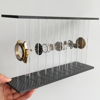 Montre-bracelet mécanique automatique de luxe personnalisée pour homme en acier inoxydable, lumineuse, étanche, pour affaires, avec présentoir de mode
