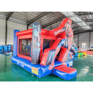 <span class=keywords><strong>Castillo</strong></span> Inflable Comercial de Spider-Man con Tobogán, Brincolín, Tobogán Acuático Inflable de Spider-Man para Niños - Product Image 3